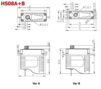 KST HS08-B Digital HV Servo 8mm HV 5.1kg