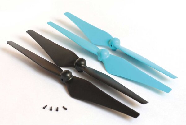 Nine Eagles Hauptrotorblätter Blau/Schwarz für GV6 (4stk)