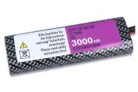 SLS XTRON 3000mAh 2S1P 7,4V 20C/40C  Hardcase Rund