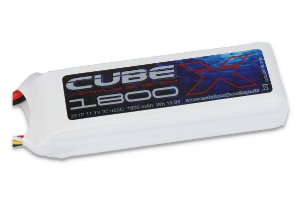 SLS X-CUBE 1800mAh 3S1P 11,1V 30C/60C