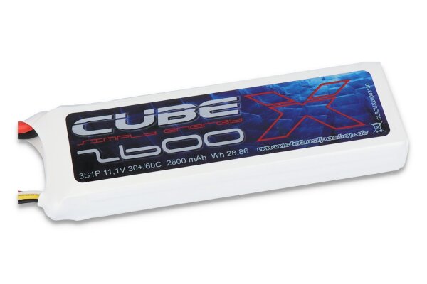 SLS X-CUBE 2600mAh 3S1P 11,1V 30C/60C