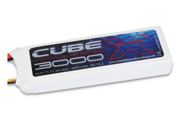 SLS X-CUBE 3000mAh 3S1P 11,1V 30C/60C