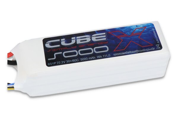 SLS X-CUBE 5000mAh 6S1P 22,2V 30C/60C