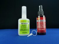 ZAP-A-GAP PT-02 Sekundenkleber (mittelflüssig, 28,3g) mit Aktivator ZIP Kicker