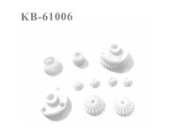 KB-61006 Zahnräder, 8 Stück Differential + Getriebe