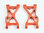 054001 Querlenker vorne unten Aluminium orange, 2 Stück