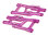 Querlenker hinten unten Aluminium, lila