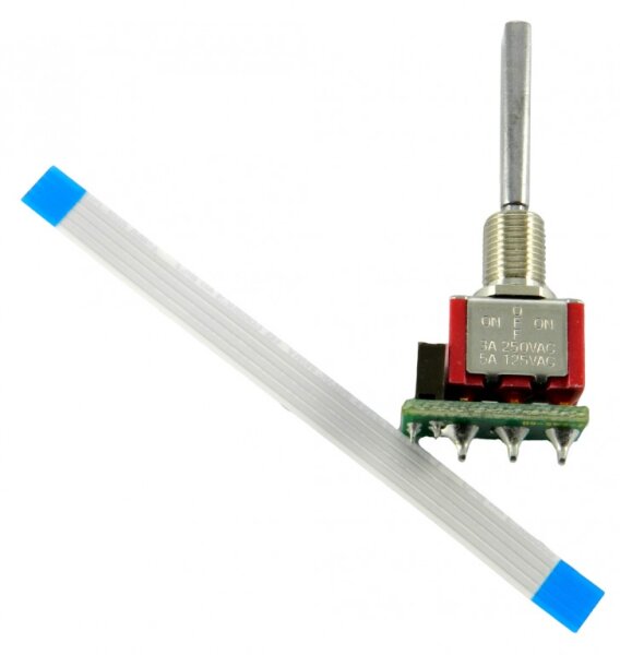 2-Wege Momenttaster (lang) mit Mittelstellung DS Sender DUPLEX 2,4EX