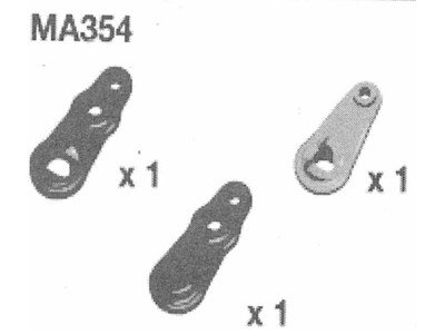 MA354 Servosaverhebel Set AM10SC/AM10T