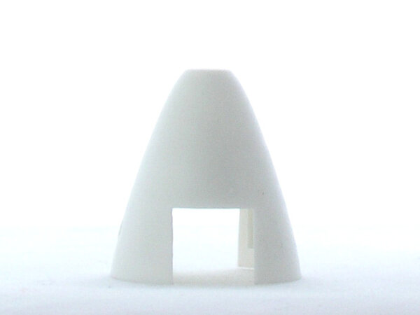 Turbo-Leichtspinner-Kappe weiß (29,5mm)