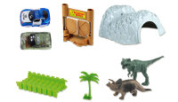 Magic Traxx Dino-Park mit Tunnel 374-teilig,Mega Set