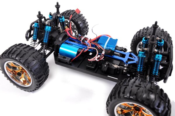 Voiture Torche Pro Monster Truck Brushless, 4WD, 1/10, RTR - LCDP 