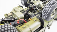 U.S. Militär Truck 8x8 1:12 mit Ladefläche military grün