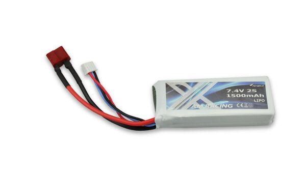 LiPo Akku 2S 7.4V 1500mah 20C Softcase