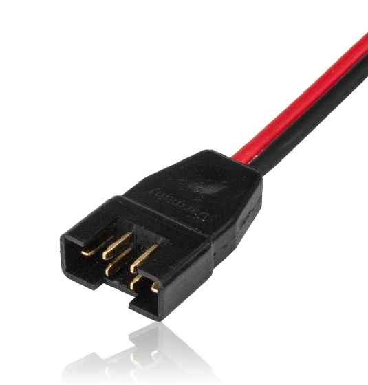 MPX Stecker, Kabel 1,00mm², Länge 40cm
