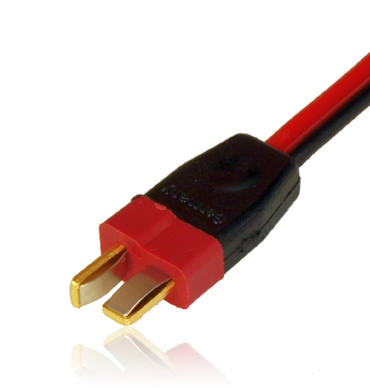 T-Stecker - PIK Stecker, Kabel 1,00mm², Länge 40cm