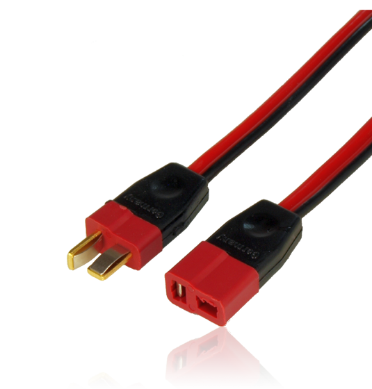 Deans-PIK Extension wire 1.0mm², length 20cm