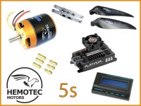 Hemotec Antriebsset zur GB-Models Musger MG 19 für 5s LiPo mit Platinum Pro 80 Regler