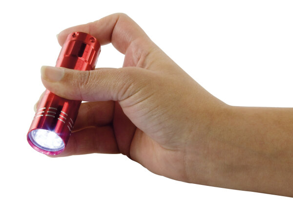 LED Aluminium Taschenlampe mit 5 ultrahellen LEDs
