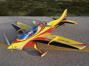 Sebart MythoS 50E gelb ARF Modell