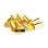 Goldkontakt 6,5mm Stecker/Buchse "L" (5 Paar)