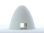Turbo-Leichtspinner-Kappe weiß (50,0mm)