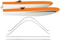 Flex Innovations Schwimmer SET RV-8 60E orange mit STREBEN mit LED