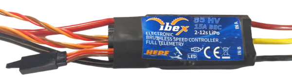 Ibex 85A Brushless Controller BEC mit Telemtrie für Spektrum