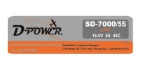 D-Power SD-7000 5S Lipo (18,5V) 45C - mit T-Stecker