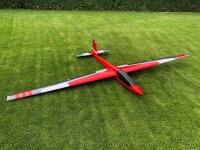 Swift S-1 carbon 3,33m CFK/GFK, dreifarbig lackiert rot/grau/schwarz
