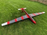 Swift S-1 carbon 3,33m CFK/GFK, dreifarbig lackiert rot/grau/schwarz