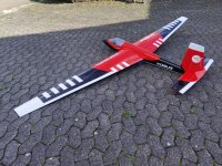 KOBUZ carbon 3,20m rot/schwarz lackiert