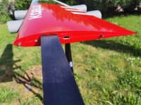 KOBUZ carbon 3,20m rot/schwarz lackiert