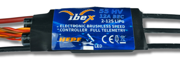 Ibex 55A Brushless Controller BEC Spektrum Telemetrie