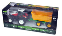 RC Traktor mit Kippanhänger, Licht & Sound, 1:24 RTR