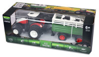 RC Traktor mit Viehtransporter, Sound & Licht, 1:24 RTR