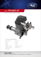 Fiala FM60S1-FS 4-Takt Benzinmotor 60ccm