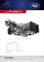 Fiala FM120B2-FS 4-Takt Benzin Boxermotor 120ccm