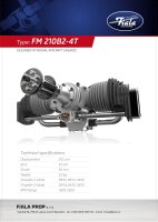 Fiala FM210B2-FS 4-Takt Benzin Boxermotor 210ccm