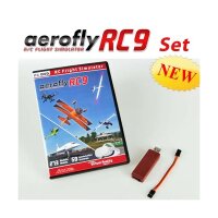 Set: aeroflyRC9 mit Interface für Summensignal (HoTT/Jeti/Core)