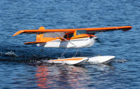 CESSNA 170 60E G1/G2 schwimmer mit Streben und LEDs Rot/Silber