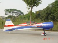 Pilot Rc Yak55 88  rot-blau-weiß (CF03)