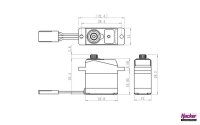 SAVÖX SH-0263MG+ Servo