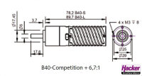 B40-8L Comp + 6,7:1 Kv 3470