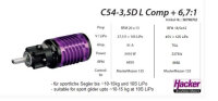 C54-3,5D L Glider 6,7:1 Competition Kv 1480