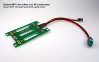 Akku-Montageplatine 3S Compact (MPX-Anschluss/JR-Ladebuchse)