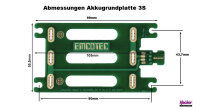 Akku-Montageplatine 3S Compact (MPX-Anschluss/JR-Ladebuchse)