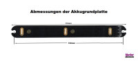 Akku-Montageplatine 2S Long (JR-Anschluss/JR-Ladebuchse)