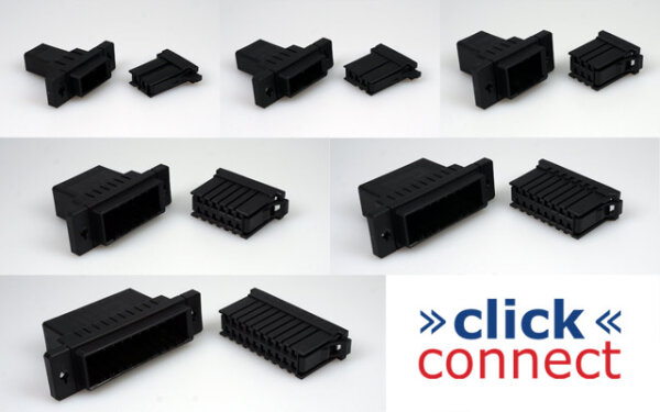 »click« connect Multipin-Verbinder (10 Pins/Kontakte für 0,5mm² bis 1mm²)