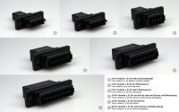 »click« connect Multipin-Verbinder (16 Pins/Kontakte für 0,2mm² bis 0,5mm²)